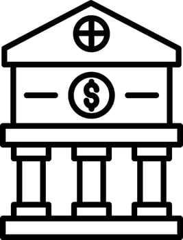 bank Vector Icon