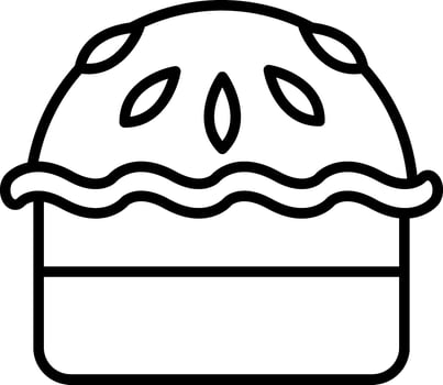 Pie Vector Icon