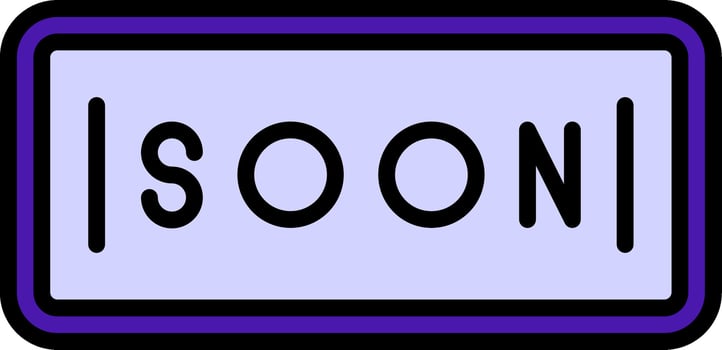 Soon Vector Icon