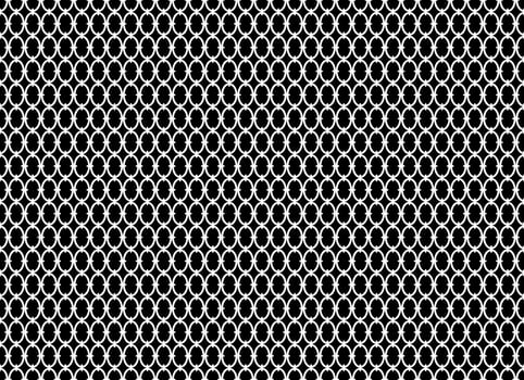 Oval Shaped Motifs Pattern, can use for Decoration, Ornate, Wallpaper, Background, Tile, Floor, Textile, Fabric, Fashion, Wrapping or Graphic Design Element. Vector Illustration