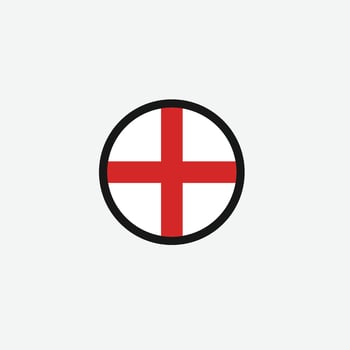 England flag icon vector