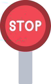 Stop Sign Vector Icon