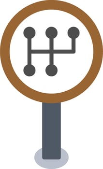Manual Transmission Vector Icon