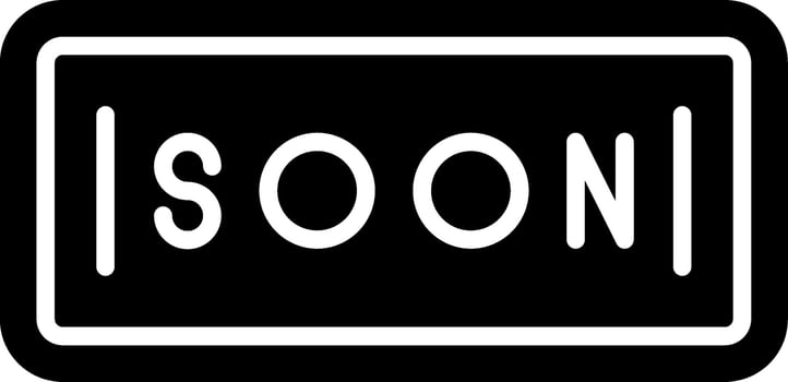 Soon Vector Icon