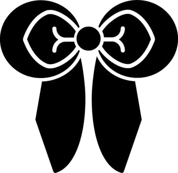 Ribbon Bow Vector Icon