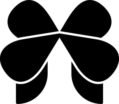 Ribbon Bow Vector Icon