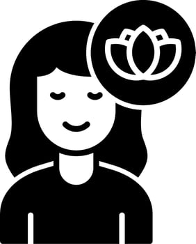 Calm Vector Icon
