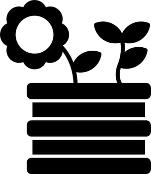 Flower Pot Vector Icon