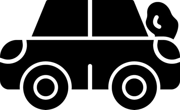 Broken Car Vector Icon