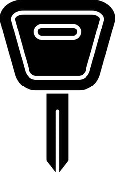 Car Key Vector Icon