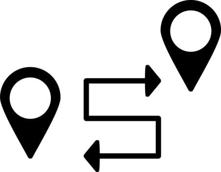 Route Vector Icon