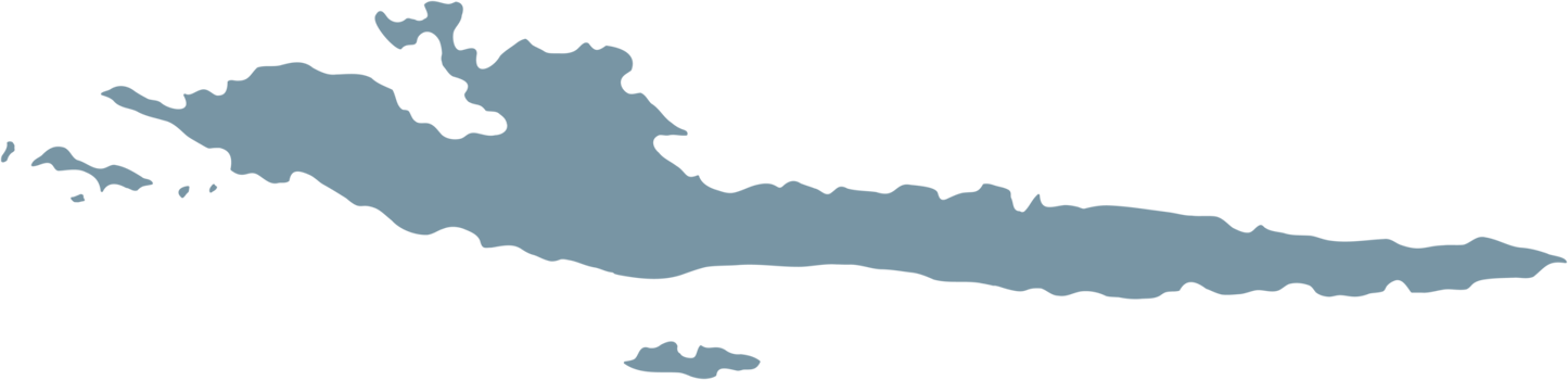 doodle freehand drawing of hvar island map. png