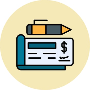 Checkbook Vector Icon