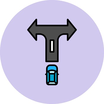 Driving Test Vector Icon