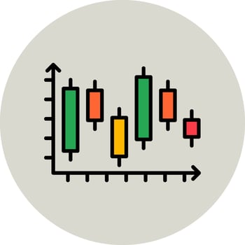 Japanese Candlestick Vector Icon