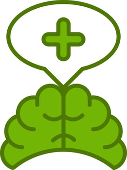 Positive Thinking Vector Icon