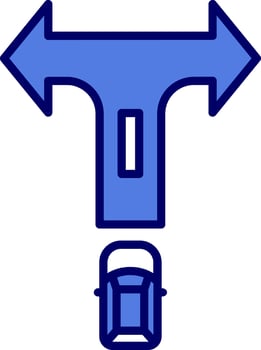 Driving Test Vector Icon
