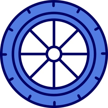 Wheel Vector Icon