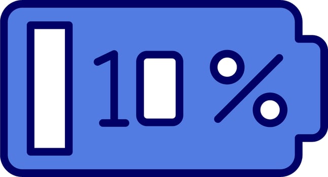 10 Percent Vector Icon