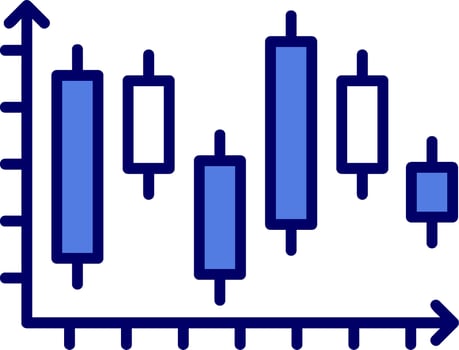 Japanese Candlestick Vector Icon