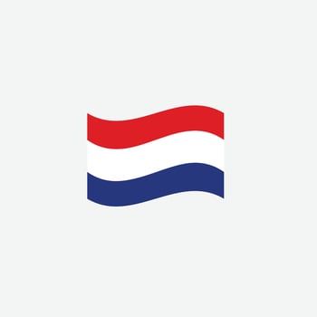 Netherland flag icon vector