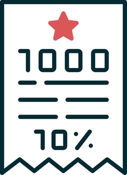 Bill Vector Icon