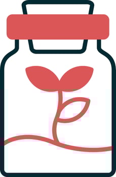 Florarium Vector Icon