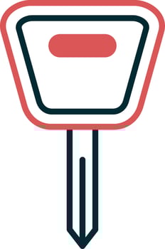 Car Key Vector Icon