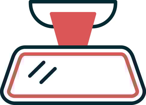 Rearview Mirror Vector Icon