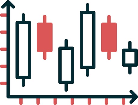 Japanese Candlestick Vector Icon