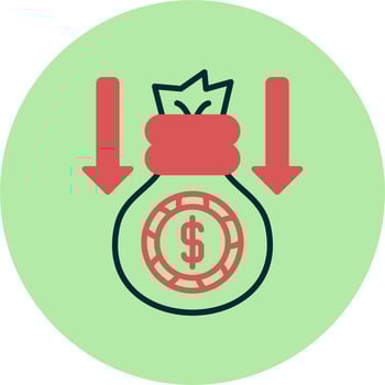 Loss Vector Icon