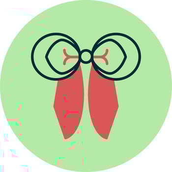 Ribbon Bow Vector Icon