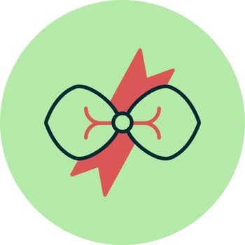 Ribbon Bow Vector Icon