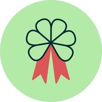 Ribbon Bow Vector Icon