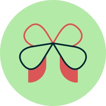 Ribbon Bow Vector Icon