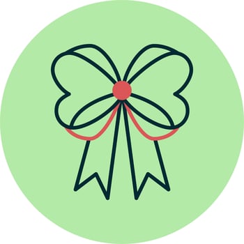 Ribbon Bow Vector Icon