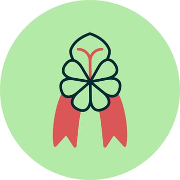 Ribbon Bow Vector Icon