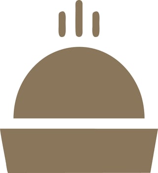 Logo cake icon food vector