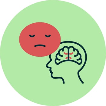 Anxiety Vector Icon
