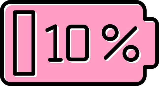 10 Percent Vector Icon