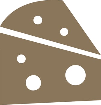 Logo cake icon food vector