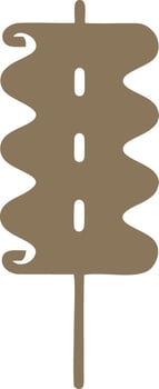 Logo cake icon food vector