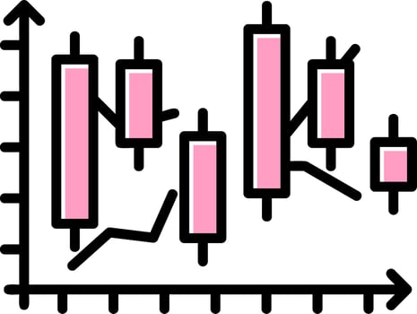 Japanese Candlestick Vector Icon