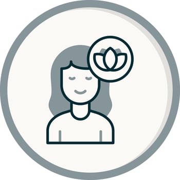 Calm Vector Icon