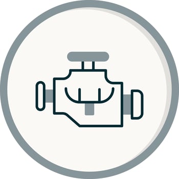 Car Engine Vector Icon