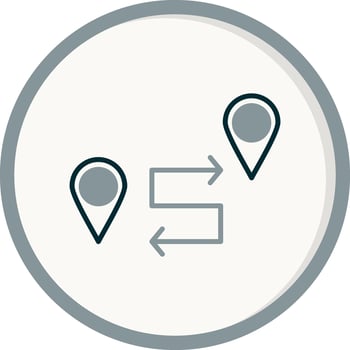 Route Vector Icon