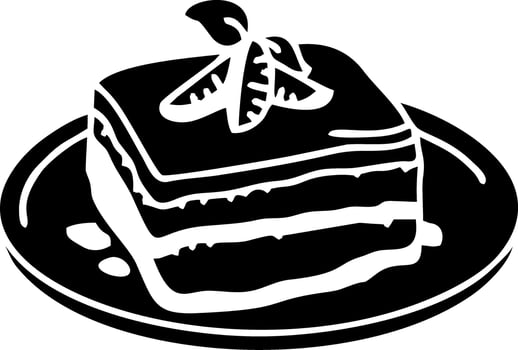 Logo Icon Cake Vector Happy Brithday Moment