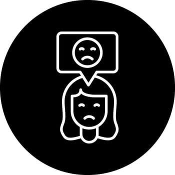 Pessimistic Vector Icon