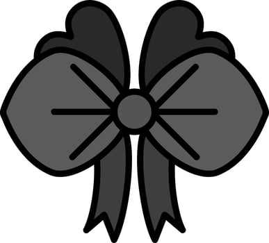 Ribbon Bow Vector Icon