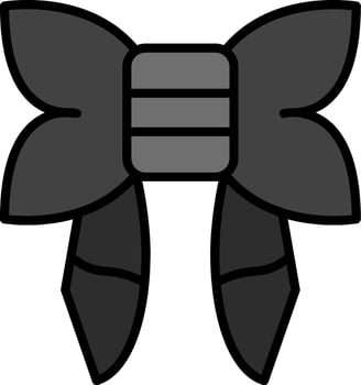 Ribbon Bow Vector Icon